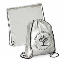 BMG1058 metallic drawstring backpack