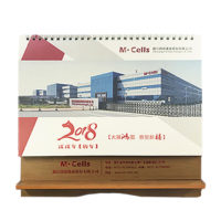 BMG1352 Desktop Calendar with Wooden Phone Holder