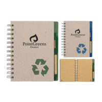 BMG1395 branded recycled notebook